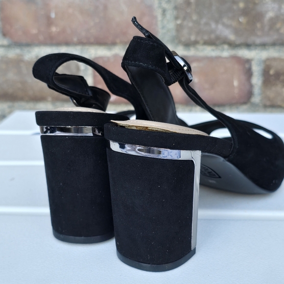 Alfani Step N' Flex Suede Block Heels Shoes Sz 6 - Picture 3 of 14